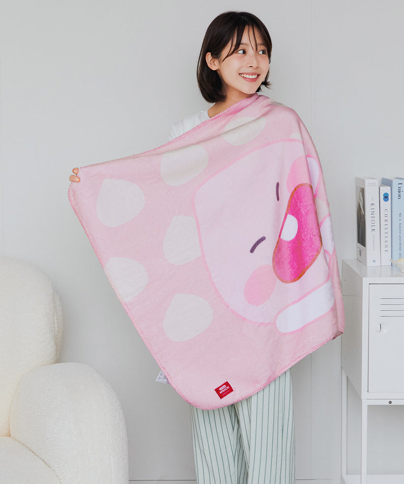 Blanket Little Apeach - Official Kakao Friends merchandise | Koolseoul