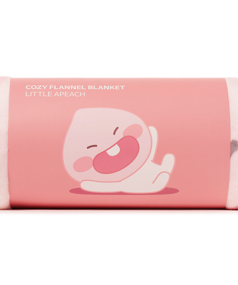 Blanket Little Apeach - Authentic Kakao Friends from Korea | Koolseoul