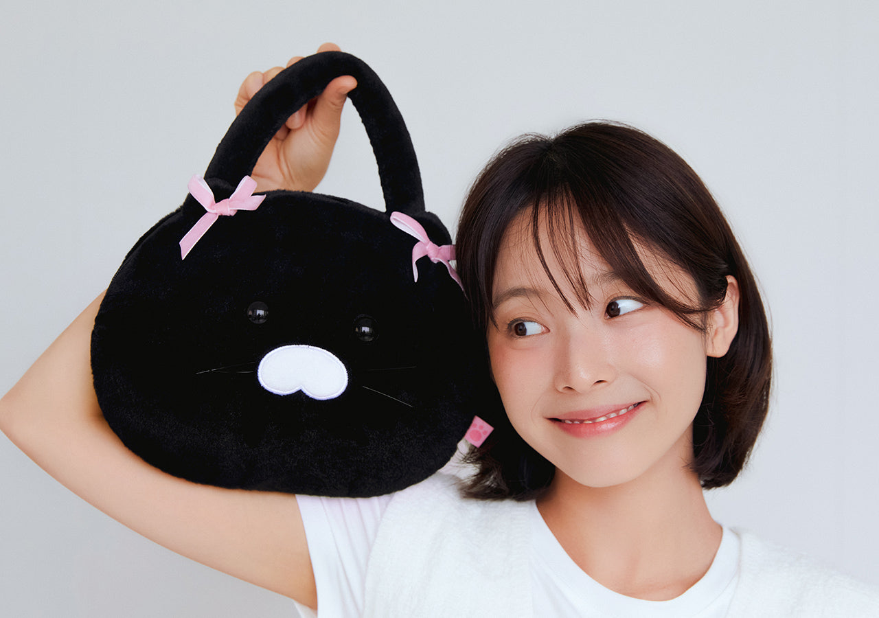 Black Pouch Blanket Chunsik - Korean kawaii Kakao Friends | Koolseoul