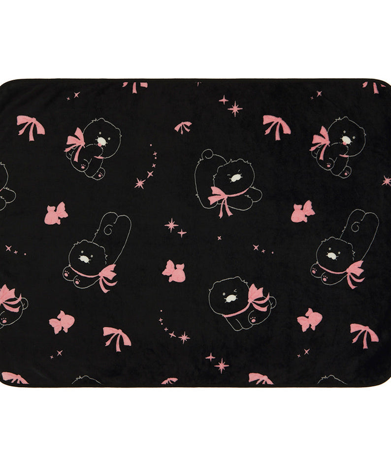 Black Pouch Blanket Chunsik - Korean kawaii Kakao Friends | Koolseoul