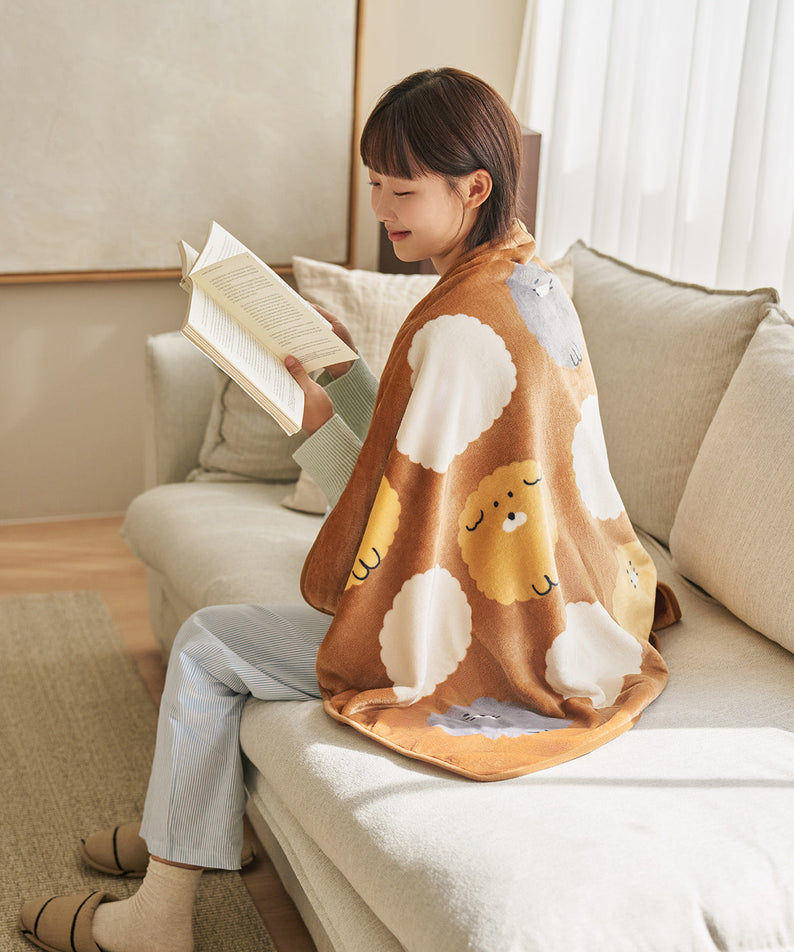FRIENDAY Blanket Brown Chunsik - Korean kawaii Kakao Friends | Koolseoul
