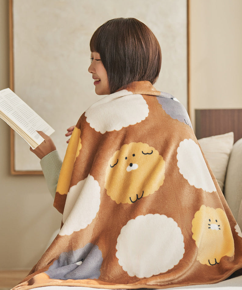 FRIENDAY Blanket Brown Chunsik - Official Kakao Friends merchandise | Koolseoul