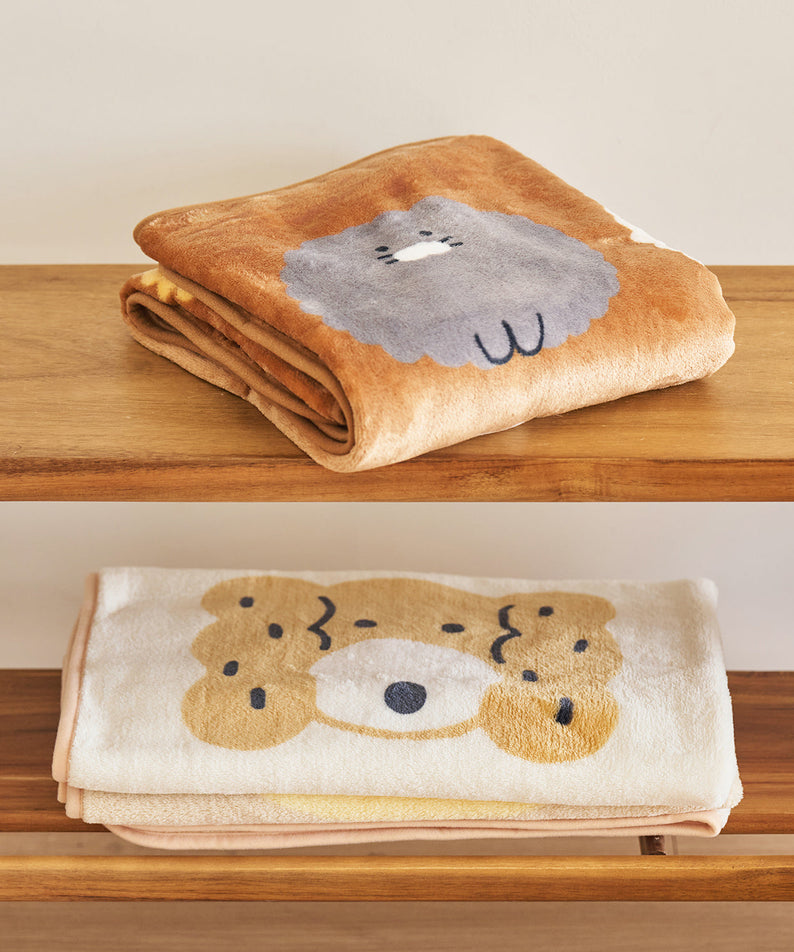 FRIENDAY Blanket Brown Chunsik - Korean kawaii Kakao Friends | Koolseoul