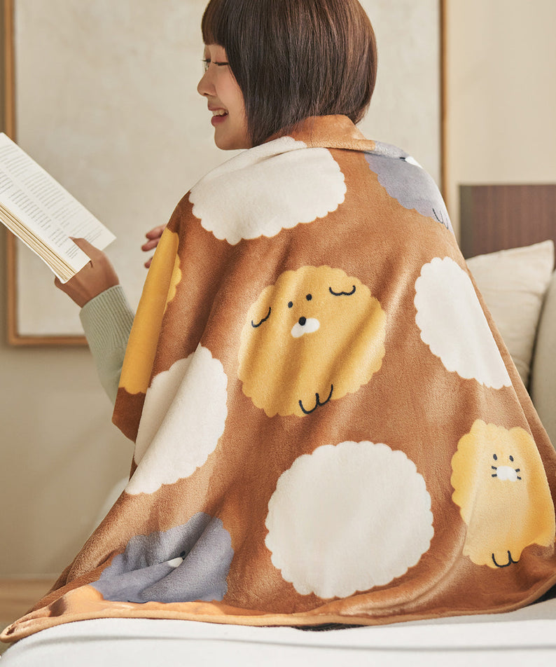 FRIENDAY Blanket Brown Chunsik - Authentic Kakao Friends from Korea | Koolseoul