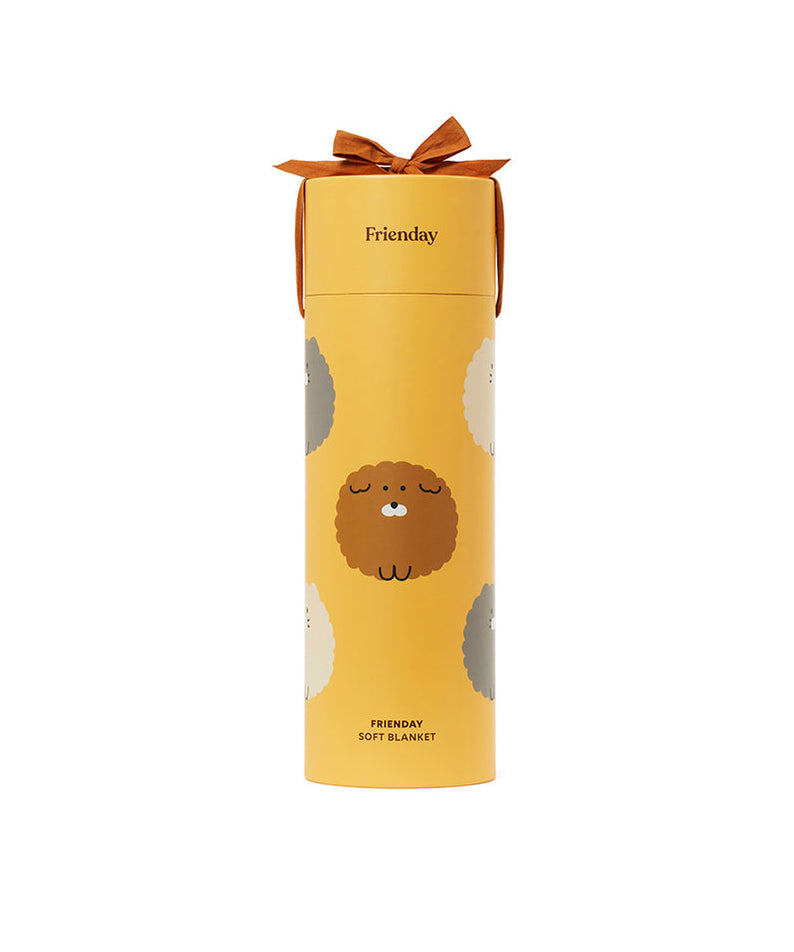 FRIENDAY Blanket Brown Chunsik - Korean kawaii Kakao Friends | Koolseoul