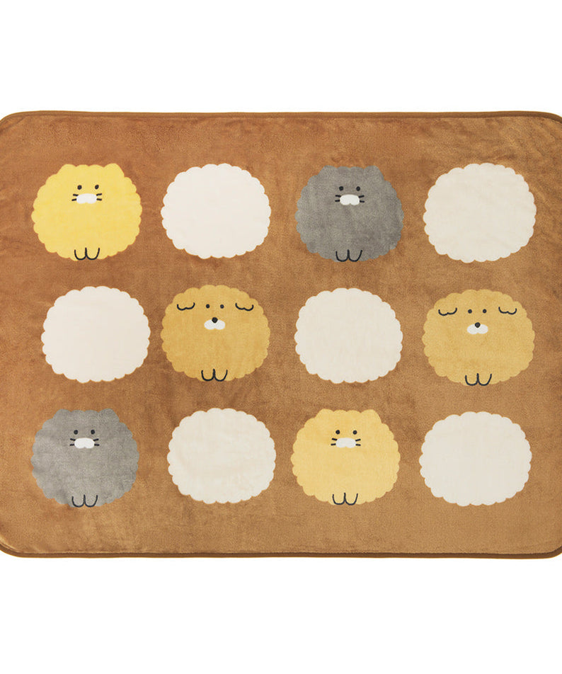 FRIENDAY Blanket Brown Chunsik - Official Kakao Friends merchandise | Koolseoul