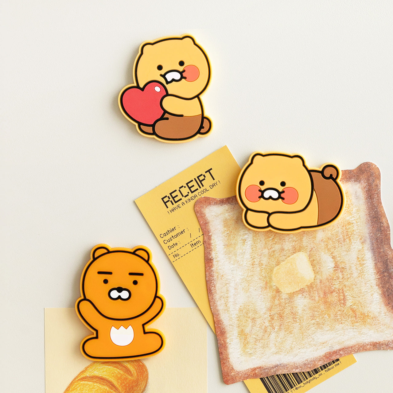 PVC Magnet Chunsik - Authentic Kakao Friends from Korea | Koolseoul