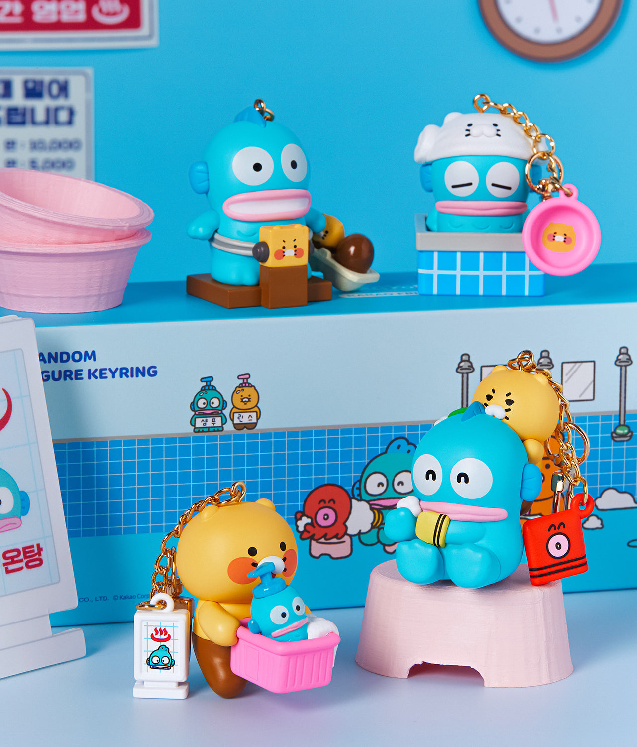 [Complete Set] X Friends Figurine Keychain 4 - Official Kakao Friends merchandise | Koolseoul