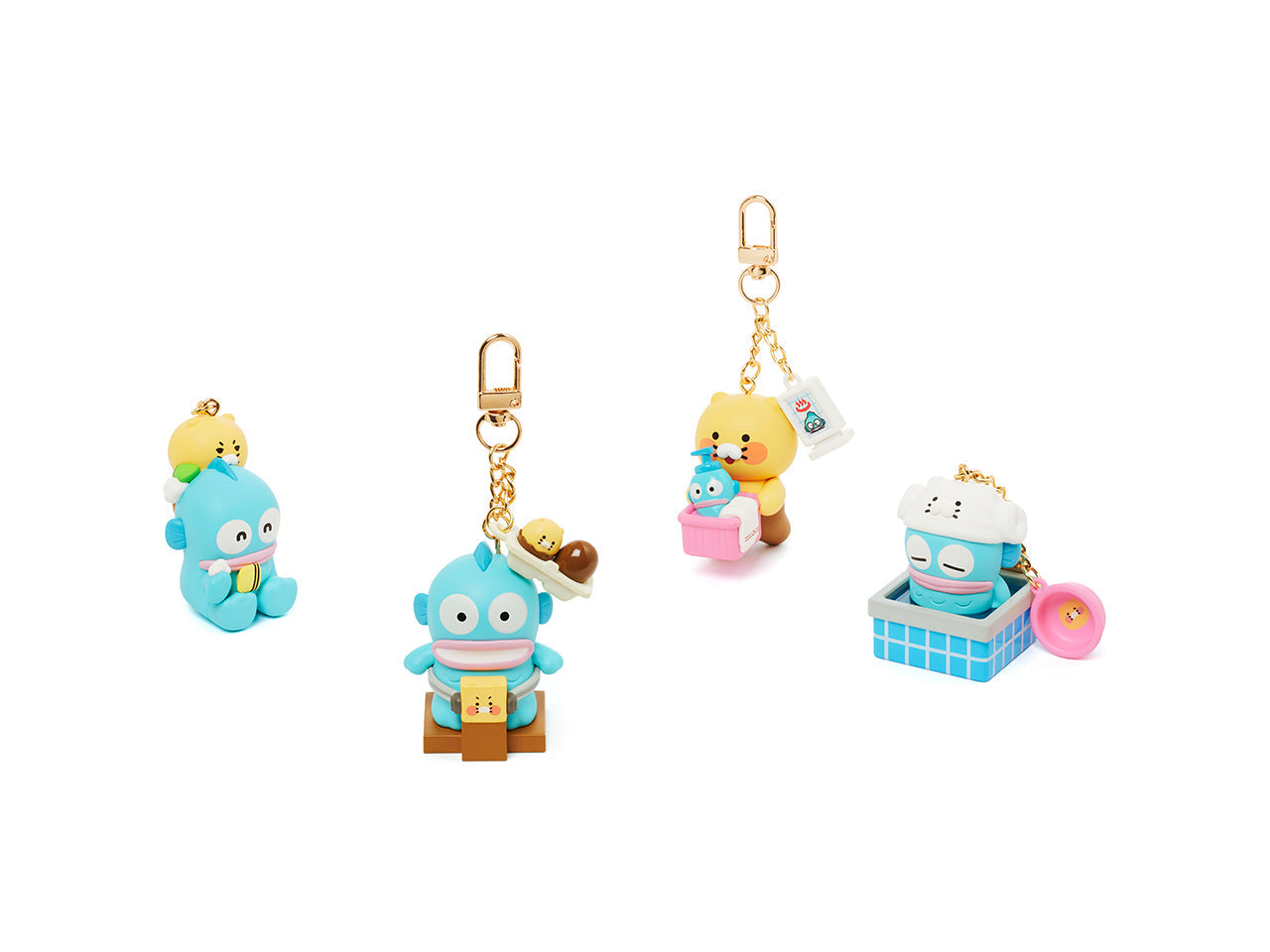 [Complete Set] X Friends Figurine Keychain 4 - Official Kakao Friends merchandise | Koolseoul