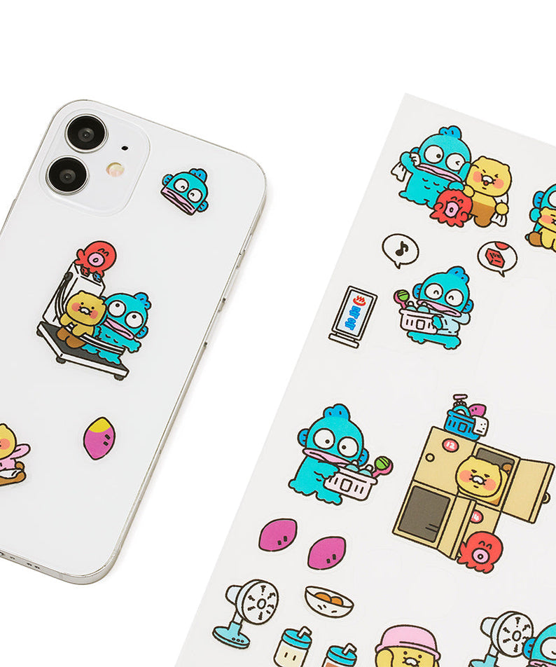 X Friends Clear Sticker Red Chunsik - Official Kakao Friends merchandise | Koolseoul