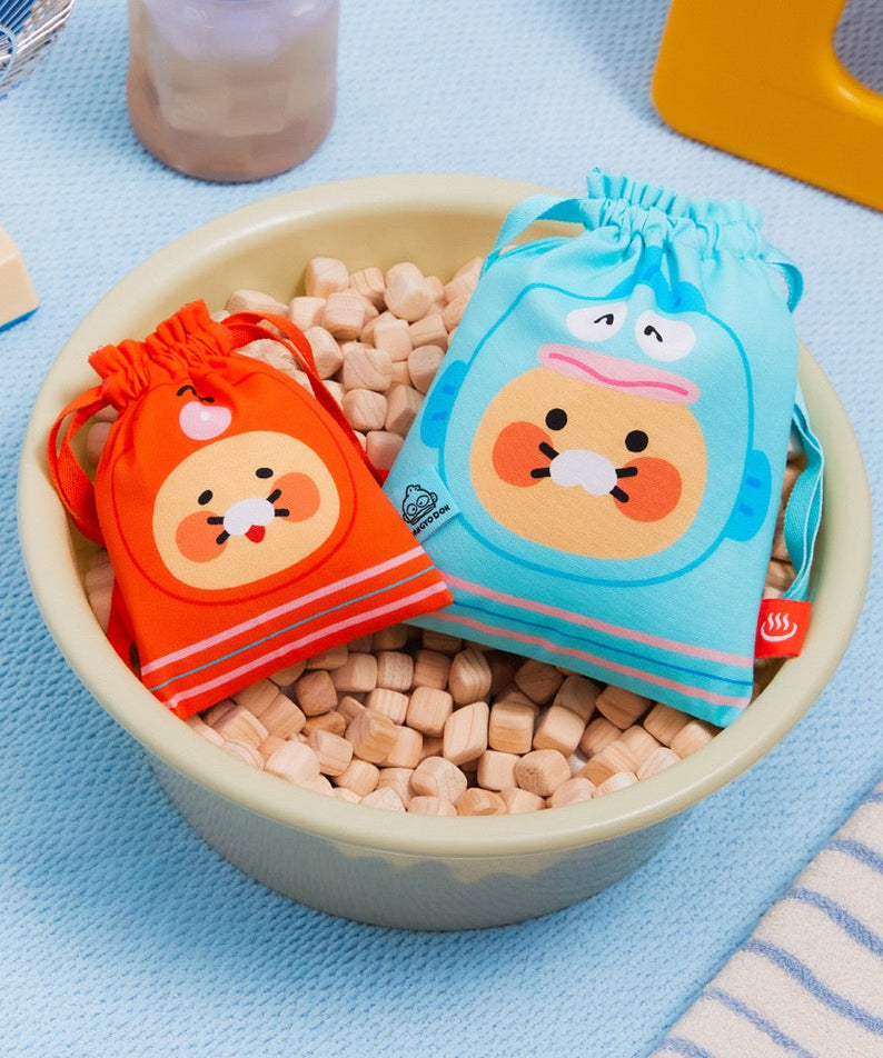 X Friends Pouch Set(2P) Chunsik - Authentic Kakao Friends from Korea | Koolseoul