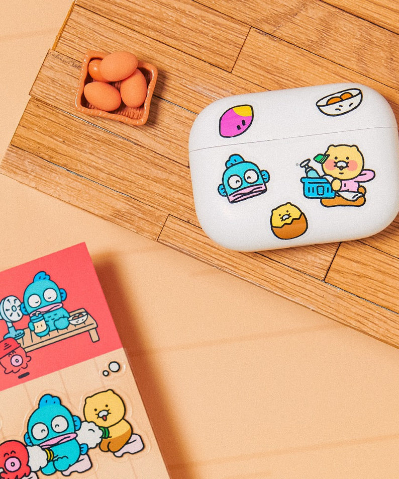 X Friends Clear Sticker Red Chunsik - Korean kawaii Kakao Friends | Koolseoul
