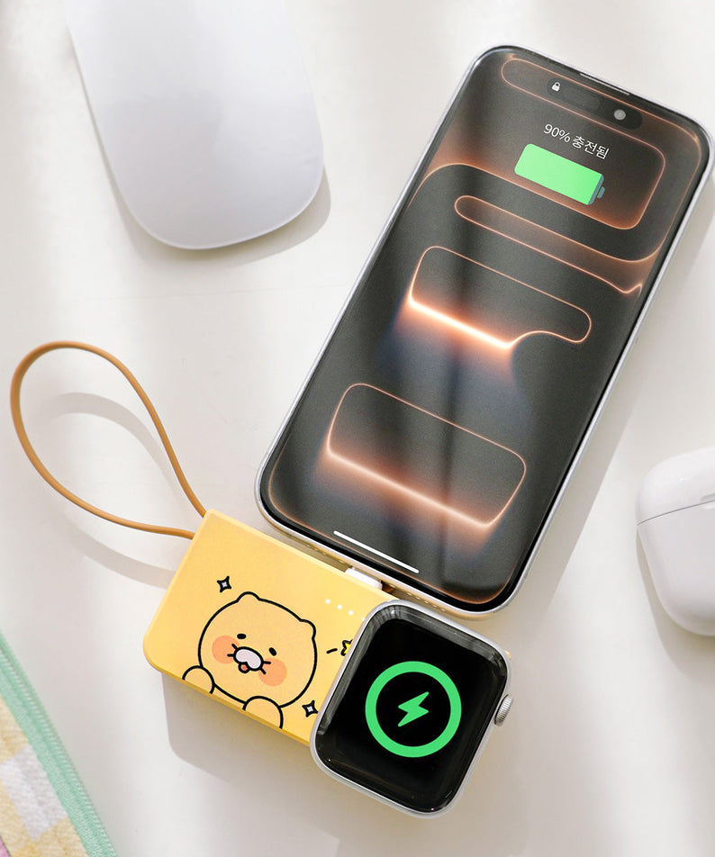 + Power Bank 5,000 Chunsik - Authentic Kakao Friends from Korea | Koolseoul