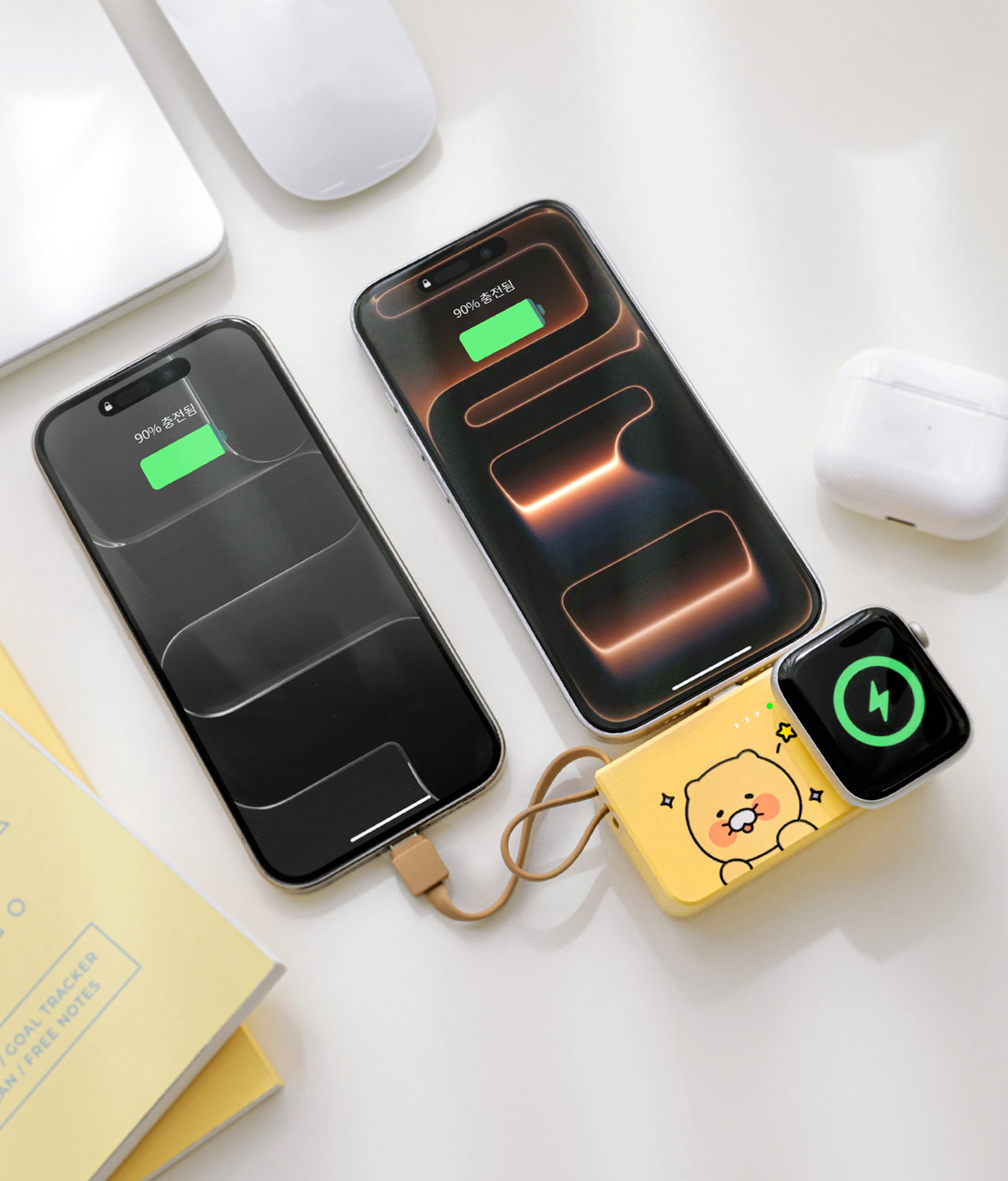 + Power Bank 5,000 Chunsik - Official Kakao Friends merchandise | Koolseoul