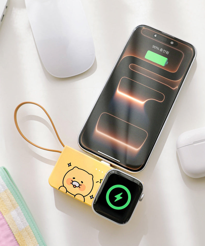 + Power Bank 5,000 Chunsik - Authentic Kakao Friends from Korea | Koolseoul