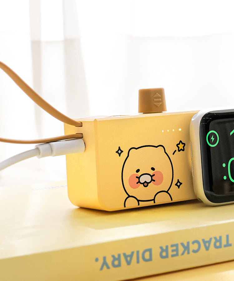+ Power Bank 5,000 Chunsik - Official Kakao Friends merchandise | Koolseoul