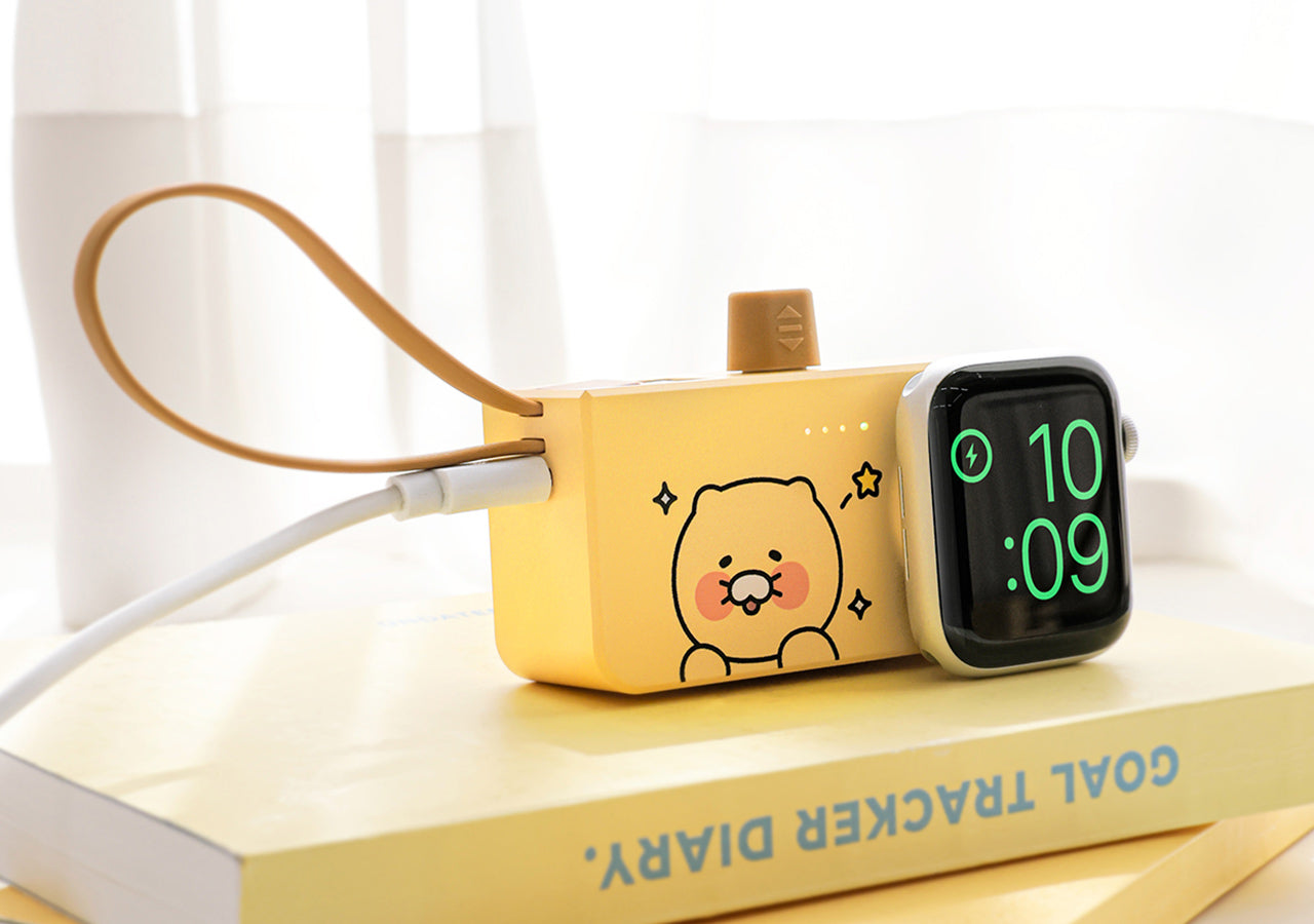 + Power Bank 5,000 Chunsik - Official Kakao Friends merchandise | Koolseoul