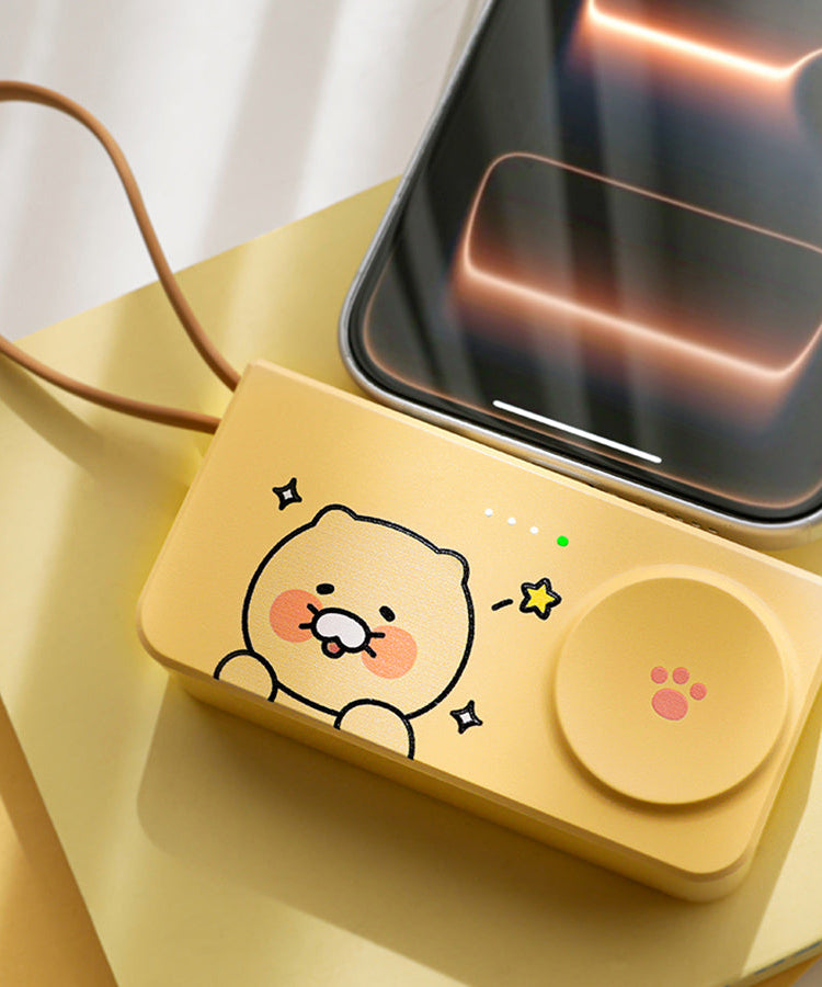 + Power Bank 5,000 Chunsik - Official Kakao Friends merchandise | Koolseoul
