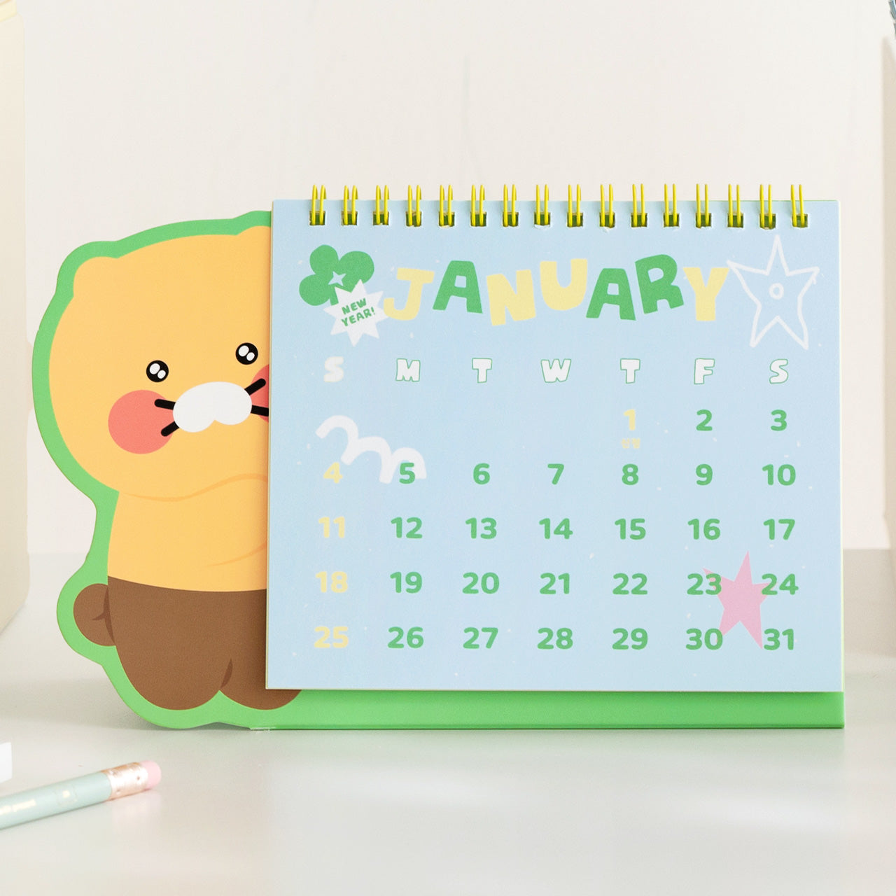 2026 Yellow&Green Chunsik Agenda - Korean kawaii Kakao Friends | Koolseoul