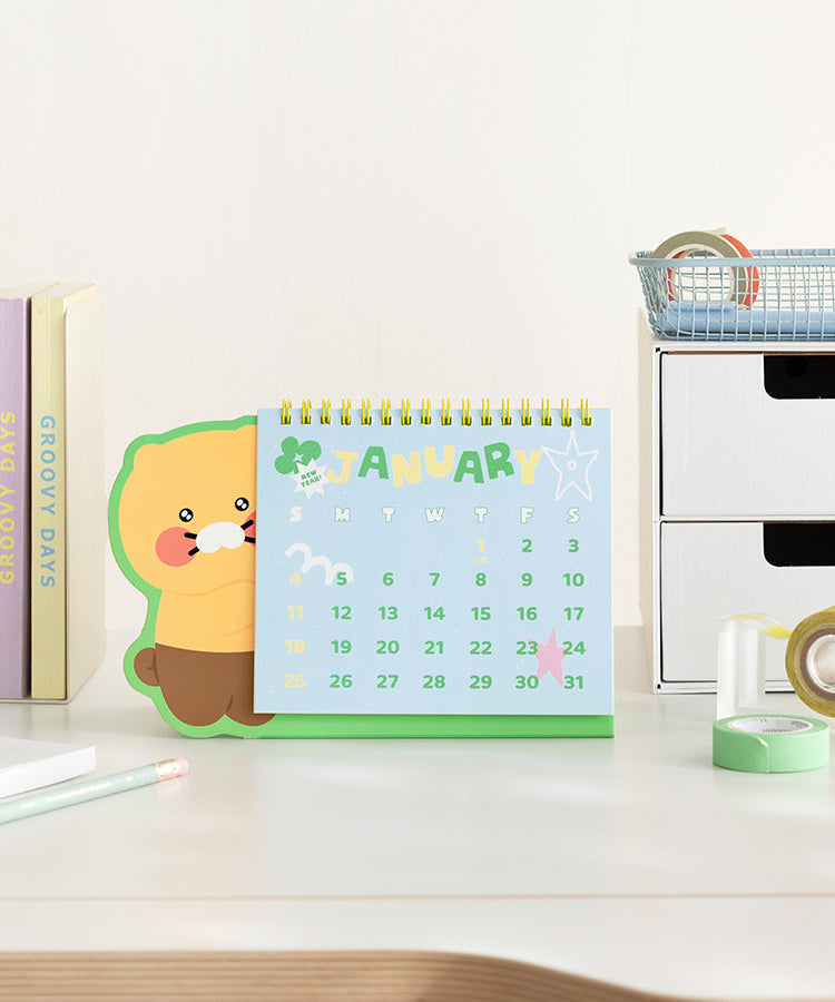 2026 Yellow&Green Chunsik Agenda - Korean kawaii Kakao Friends | Koolseoul