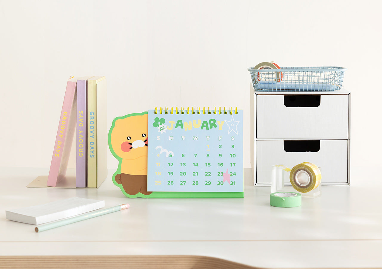 2026 Yellow&Green Chunsik Agenda - Korean kawaii Kakao Friends | Koolseoul