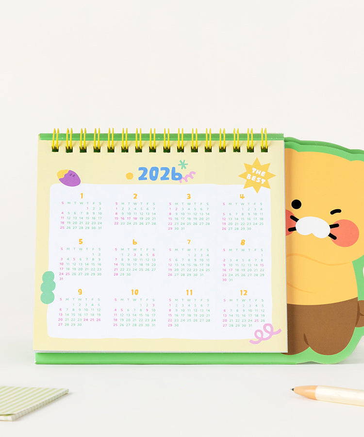 2026 Yellow&Green Chunsik Agenda - Korean kawaii Kakao Friends | Koolseoul