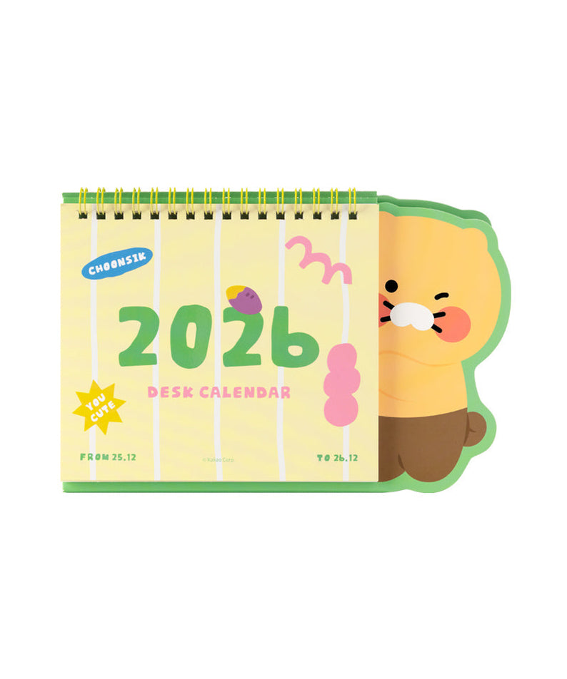 2026 Yellow&Green Chunsik Agenda - Authentic Kakao Friends from Korea | Koolseoul