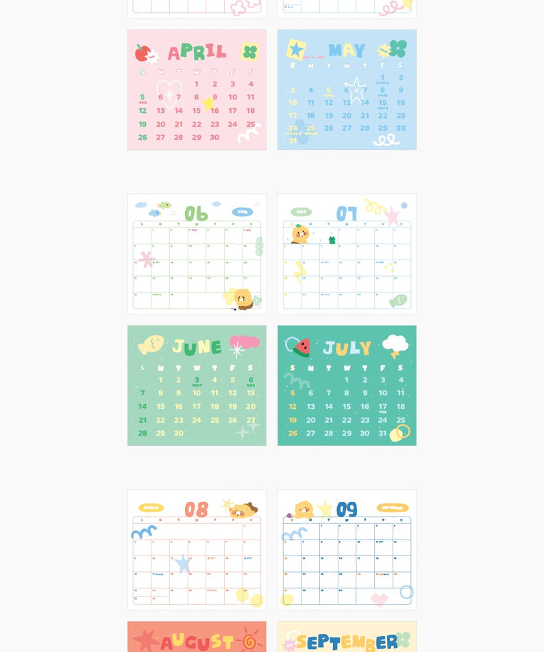 2026 Rose Chunsik Agenda - Authentic Kakao Friends from Korea | Koolseoul