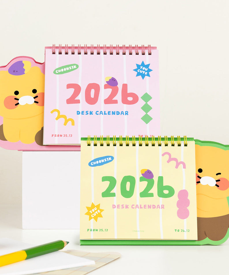2026 Rose Chunsik Agenda - Korean kawaii Kakao Friends | Koolseoul