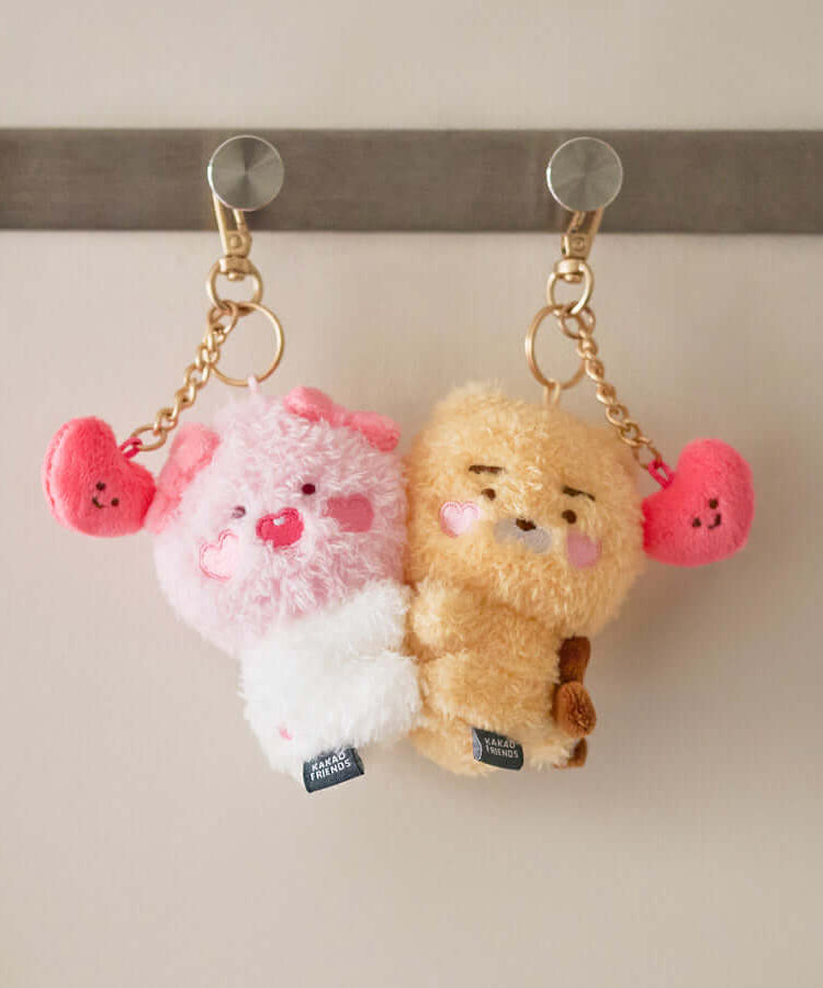 Kakao Friends Little Ryan Plush Keyring Set