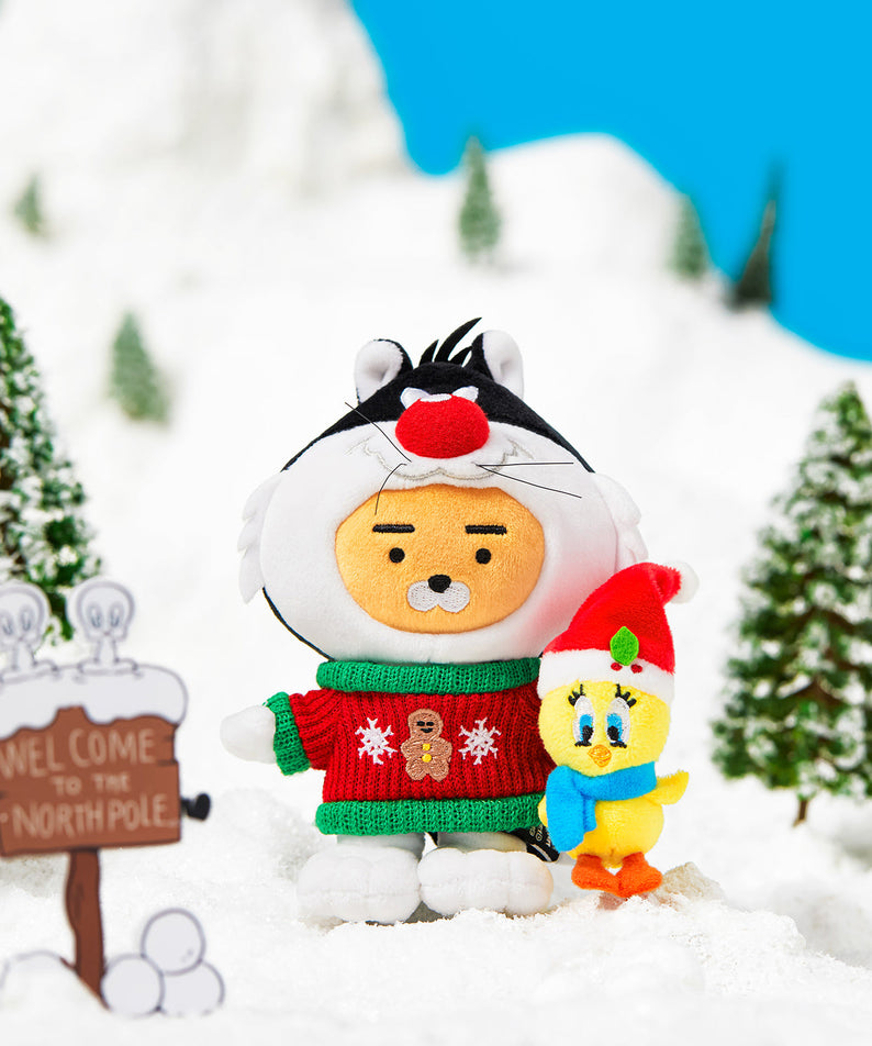 X Friends Keychain Plush Ryan - Authentic Kakao Friends from Korea | Koolseoul