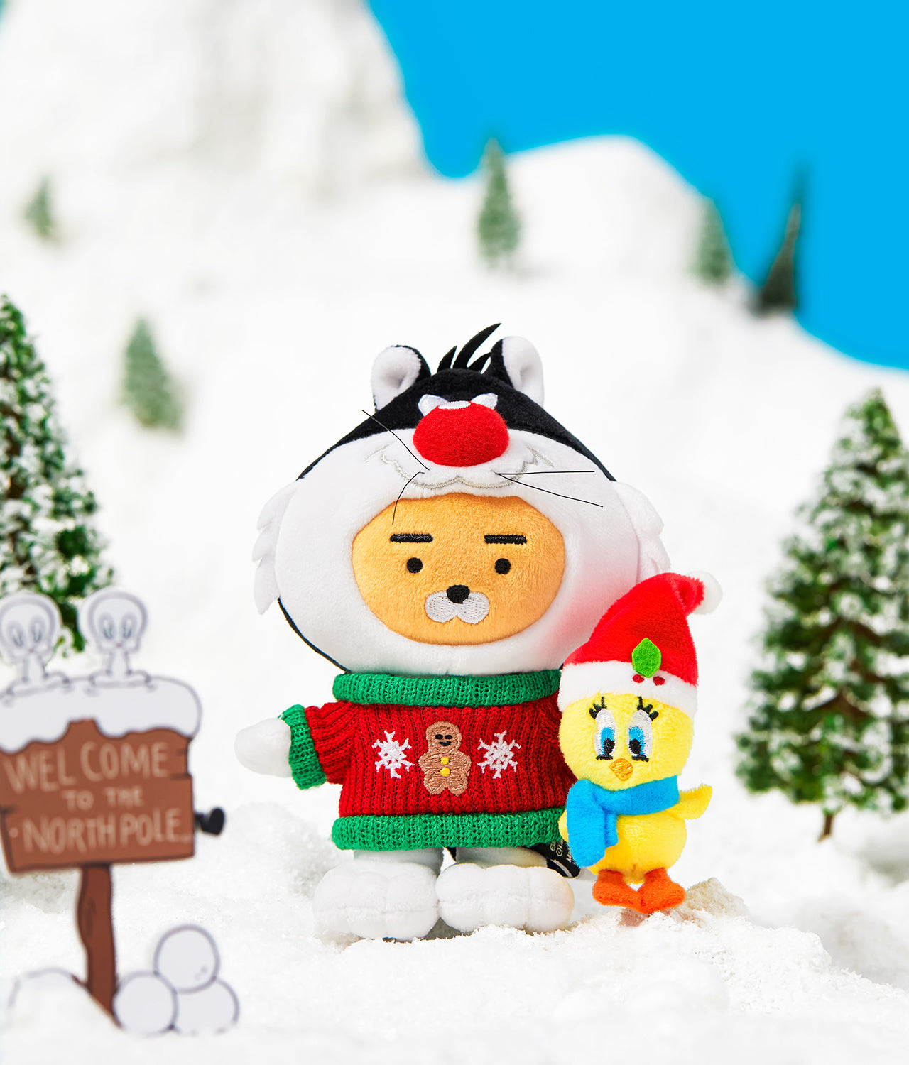 X Friends Keychain Plush Ryan - Authentic Kakao Friends from Korea | Koolseoul