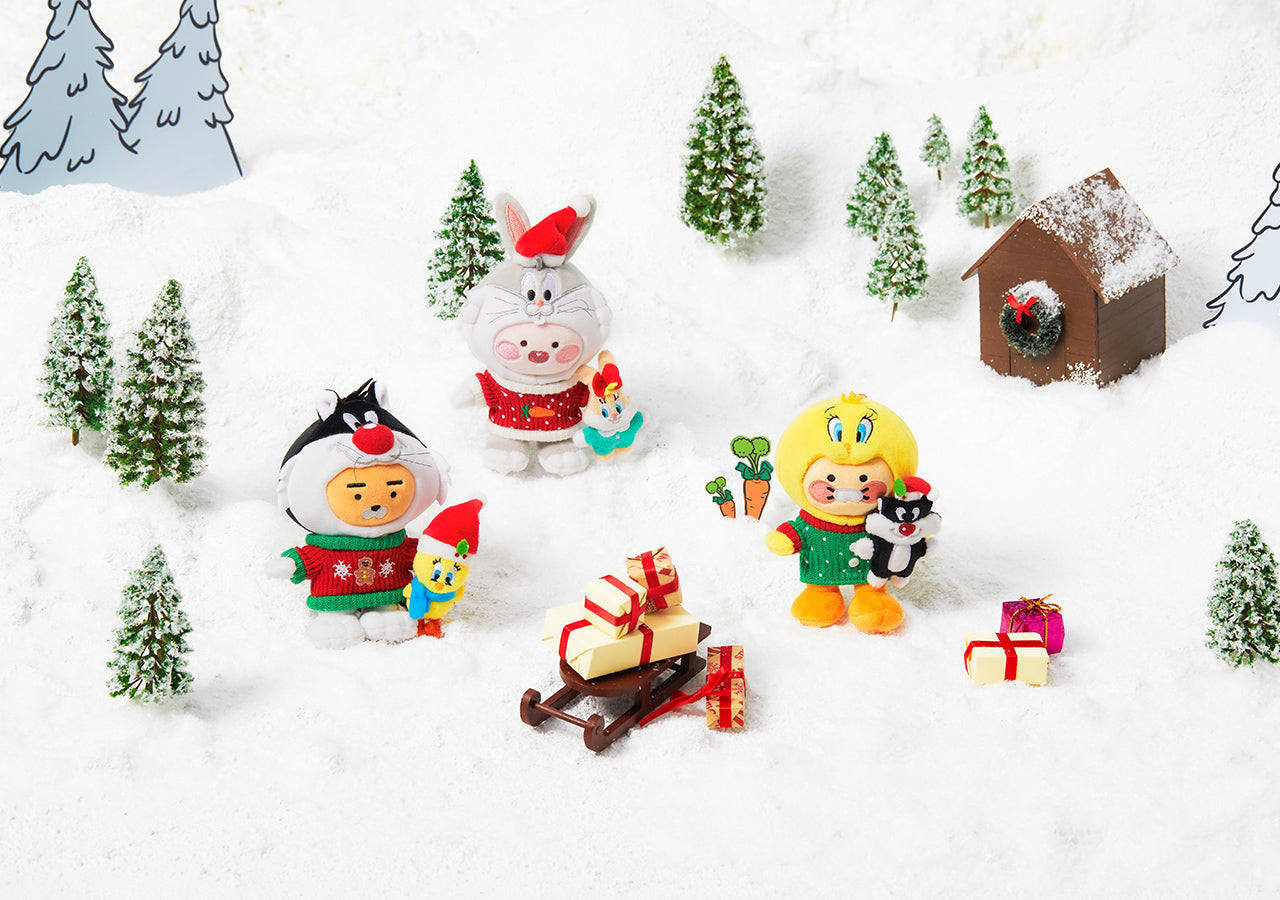 X Friends Keychain Plush Ryan - Korean kawaii Kakao Friends | Koolseoul