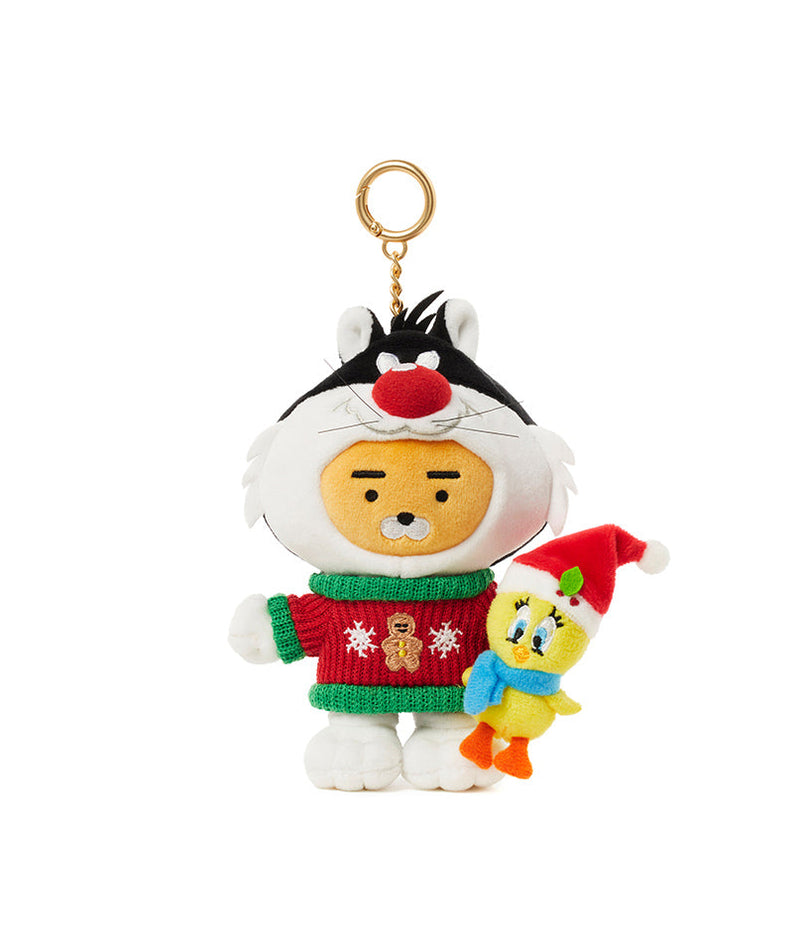 X Friends Keychain Plush Ryan - Authentic Kakao Friends from Korea | Koolseoul