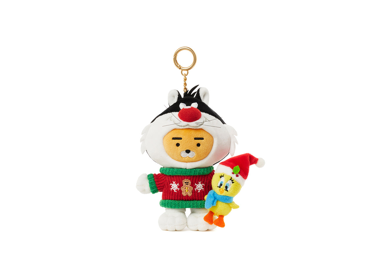 X Friends Keychain Plush Ryan - Authentic Kakao Friends from Korea | Koolseoul