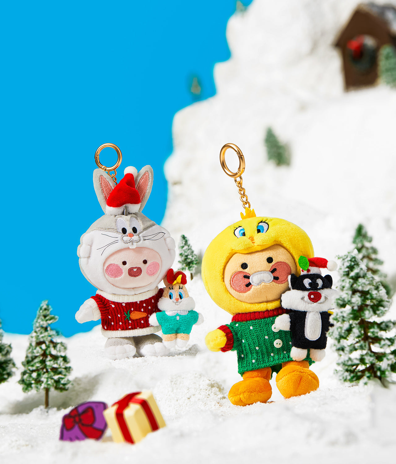 X Friends Keychain Plush Baby Chunsik - Official Kakao Friends merchandise | Koolseoul