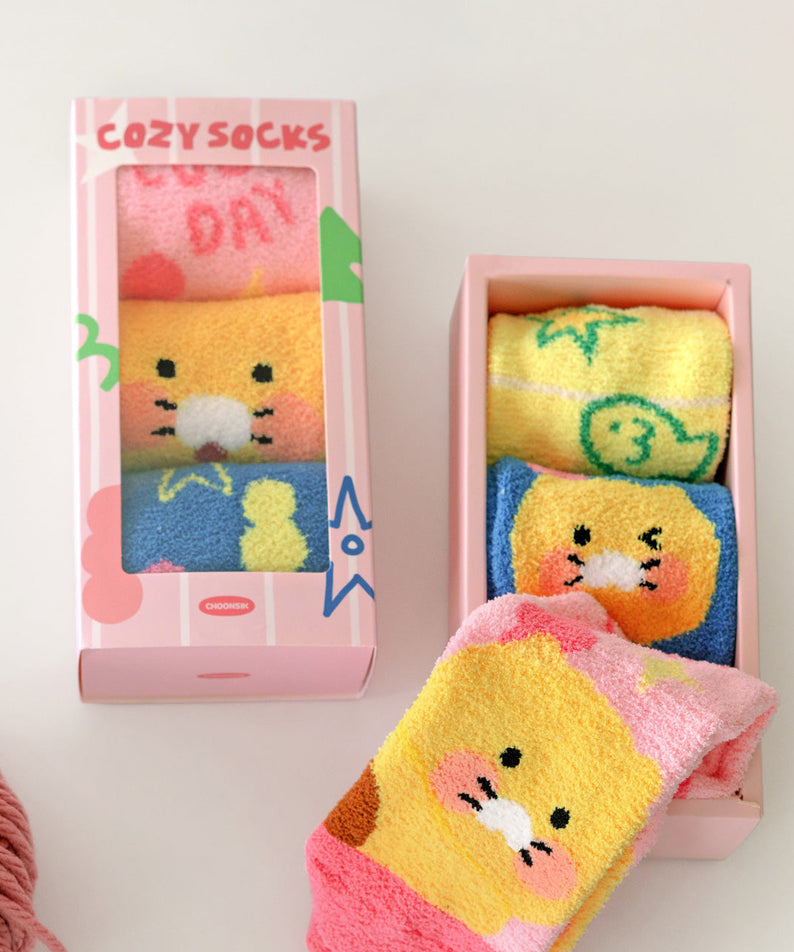 Chunsik Socks Set 3P - Korean kawaii Kakao Friends | Koolseoul