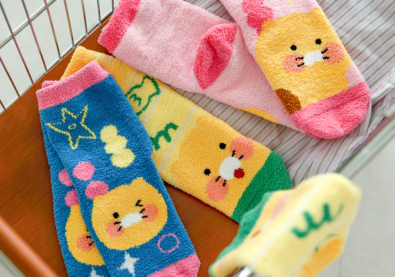 Chunsik Socks Set 3P - Korean kawaii Kakao Friends | Koolseoul