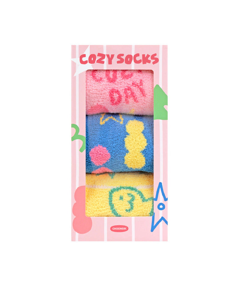 Chunsik Socks Set 3P - Official Kakao Friends merchandise | Koolseoul