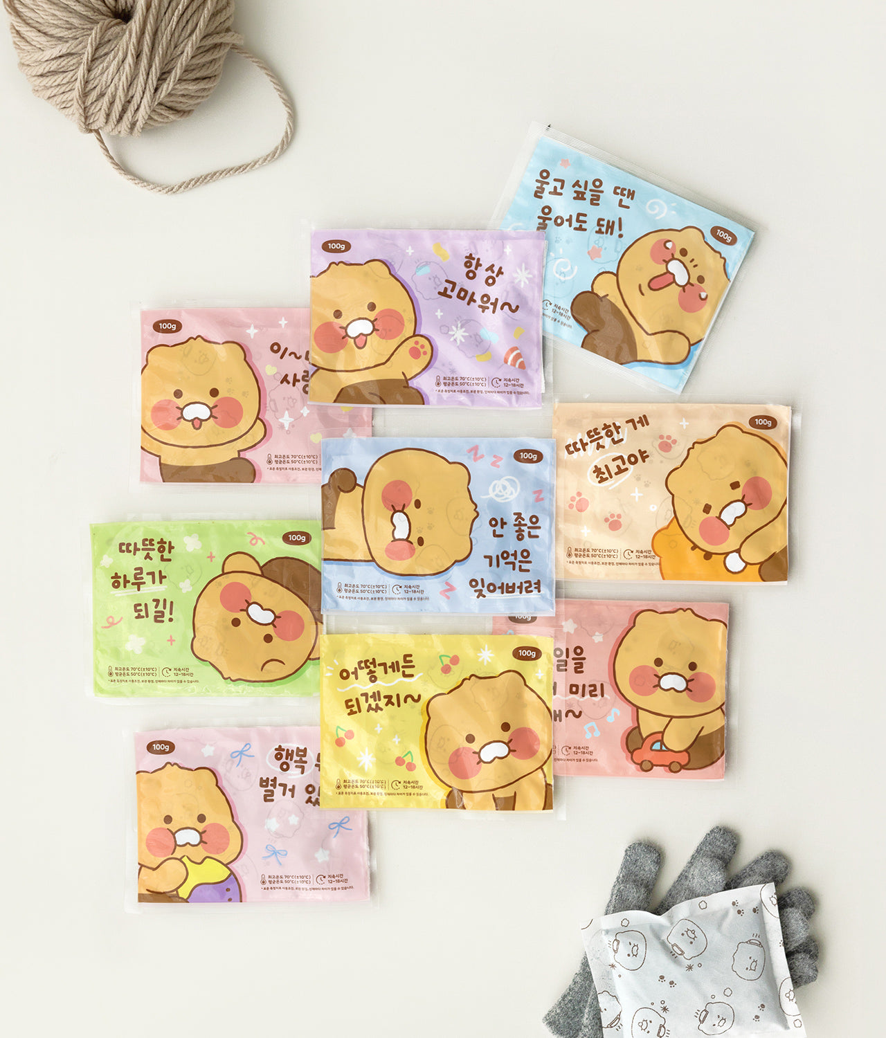 Set 10P Chaufferette - Official Kakao Friends merchandise | Koolseoul