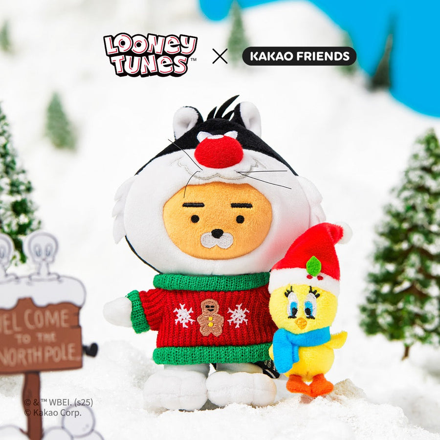 Kakao Friends - X Friends Keychain Plush Ryan