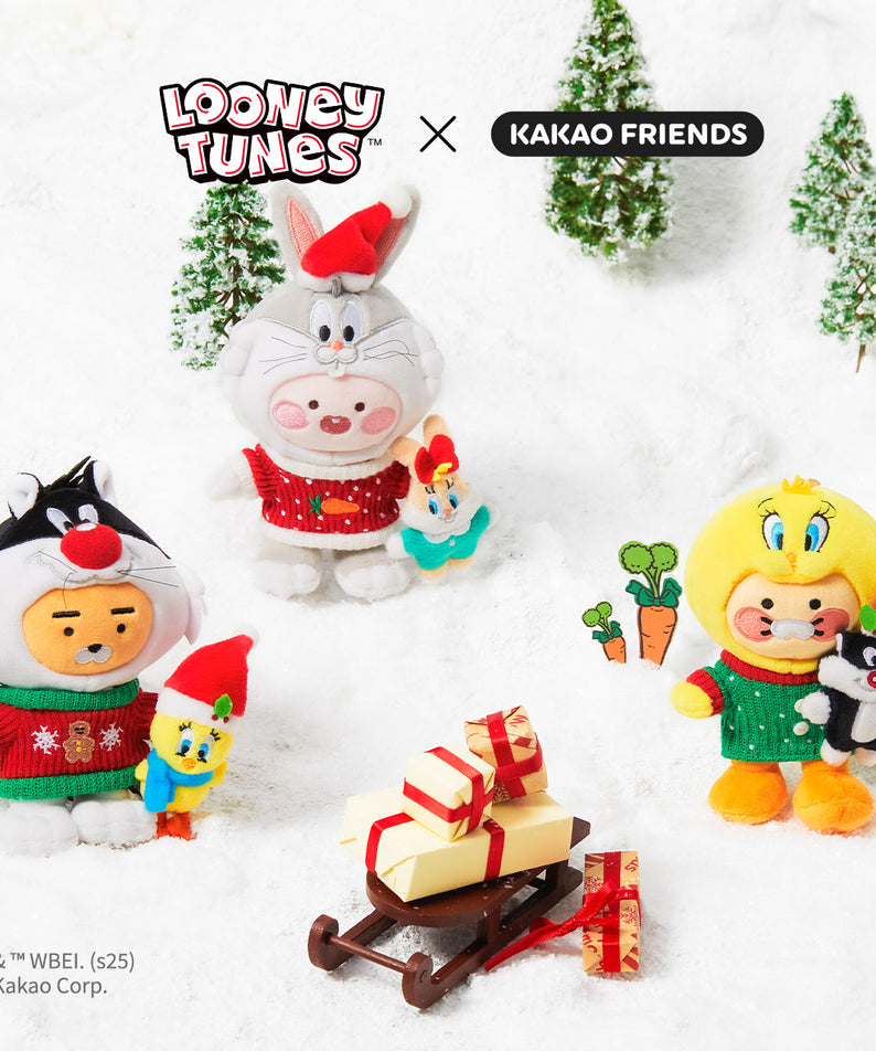 X Friends Keychain Plush Ryan - Korean kawaii Kakao Friends | Koolseoul