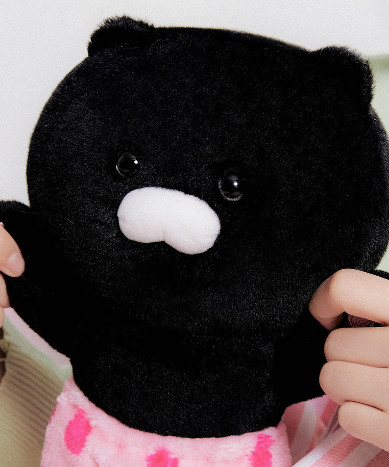 Black Baby Chunsik Plush - Official Kakao Friends merchandise | Koolseoul