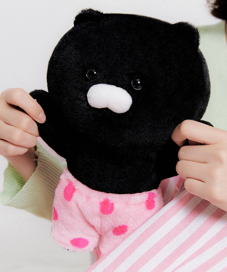 Black Baby Chunsik Plush - Authentic Kakao Friends from Korea | Koolseoul