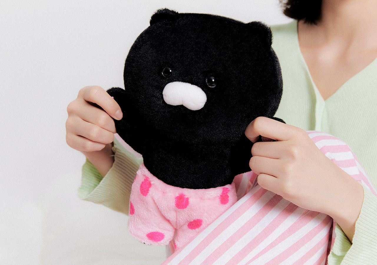 Black Baby Chunsik Plush - Authentic Kakao Friends from Korea | Koolseoul
