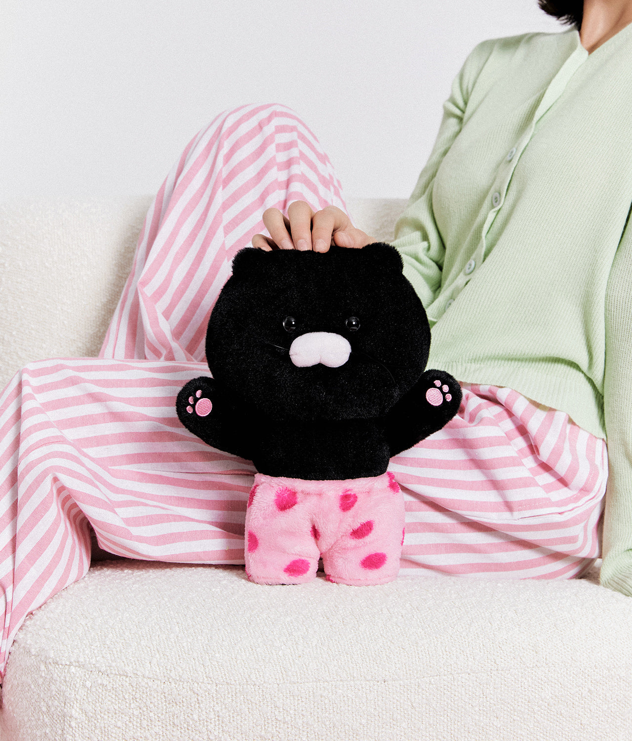 Black Baby Chunsik Plush - Official Kakao Friends merchandise | Koolseoul