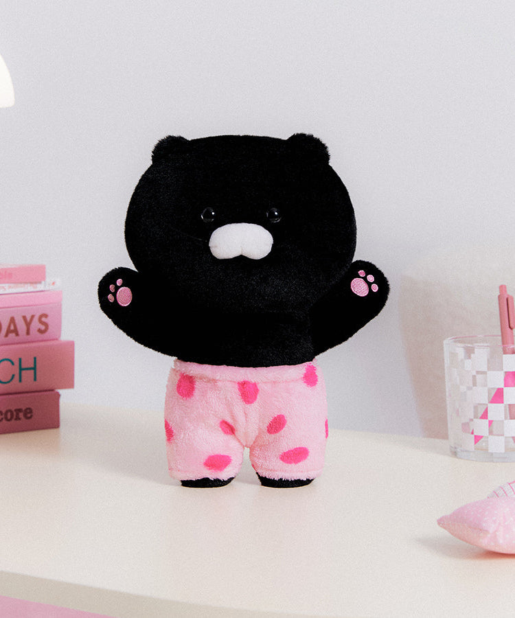 Black Baby Chunsik Plush - Authentic Kakao Friends from Korea | Koolseoul