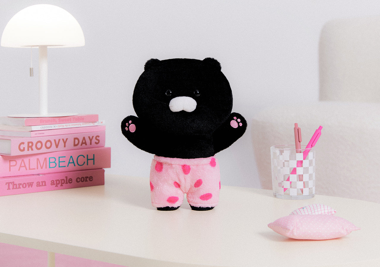 Black Baby Chunsik Plush - Authentic Kakao Friends from Korea | Koolseoul