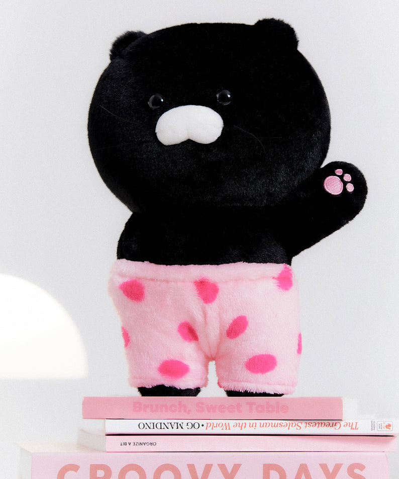 Black Baby Chunsik Plush - Korean kawaii Kakao Friends | Koolseoul