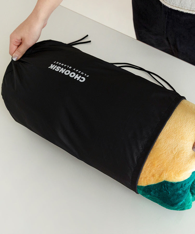 Chunsik Blanket Pouch Set - Authentic Kakao Friends from Korea | Koolseoul